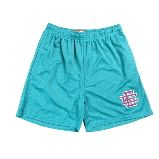 ERIC EMANUEL EE BASIC SHORTS TEAL/PURPLE - Sin Sity Reps