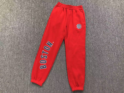 ERIC EMANUEL EE BOSTON RED SOX NE SWEATPANTS RED - Sin Sity Reps