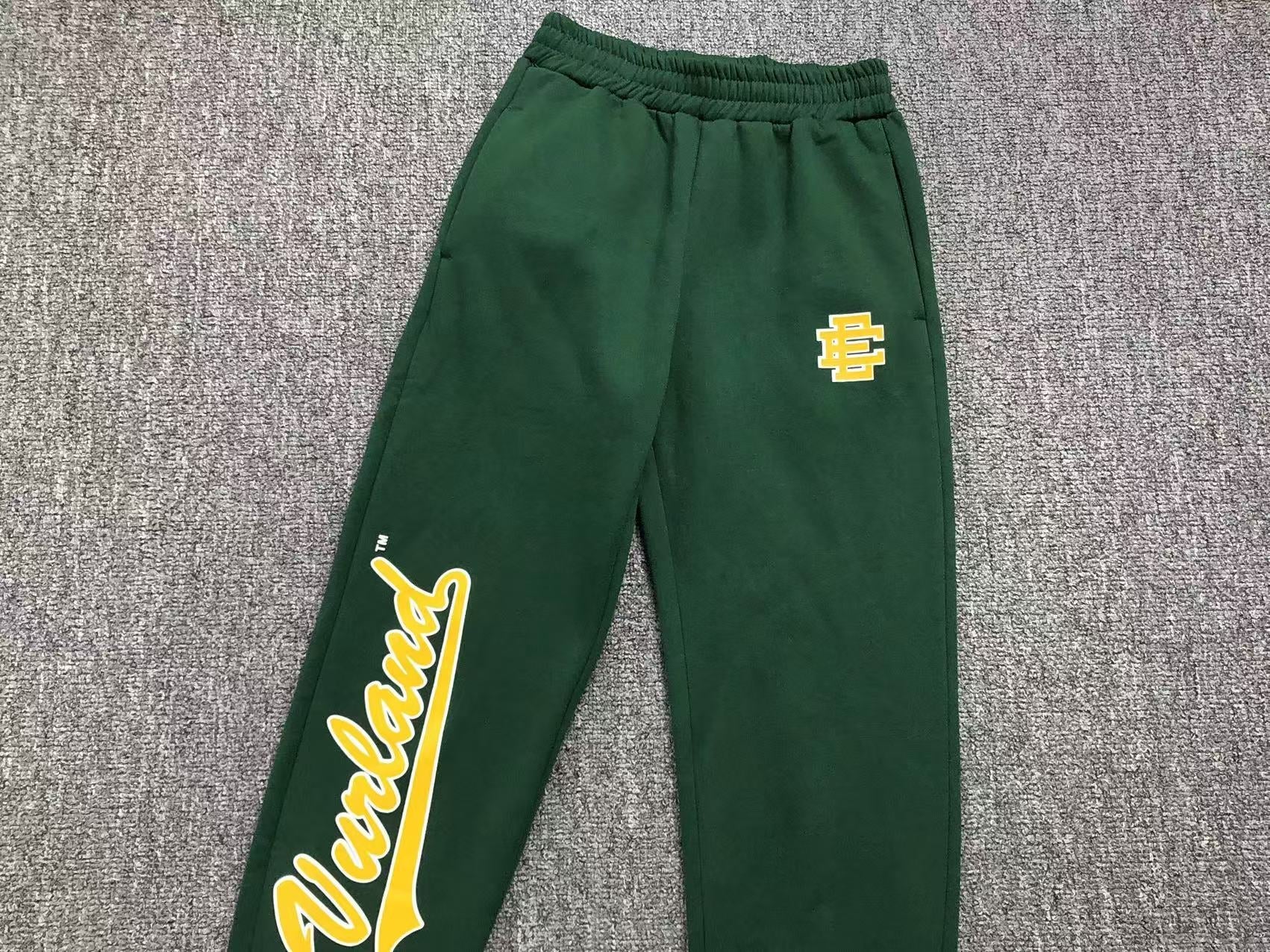 ERIC EMANUEL EE OAKLAND ATHLETICS NE SWEATPANTS DARK GREEN - Sin Sity Reps