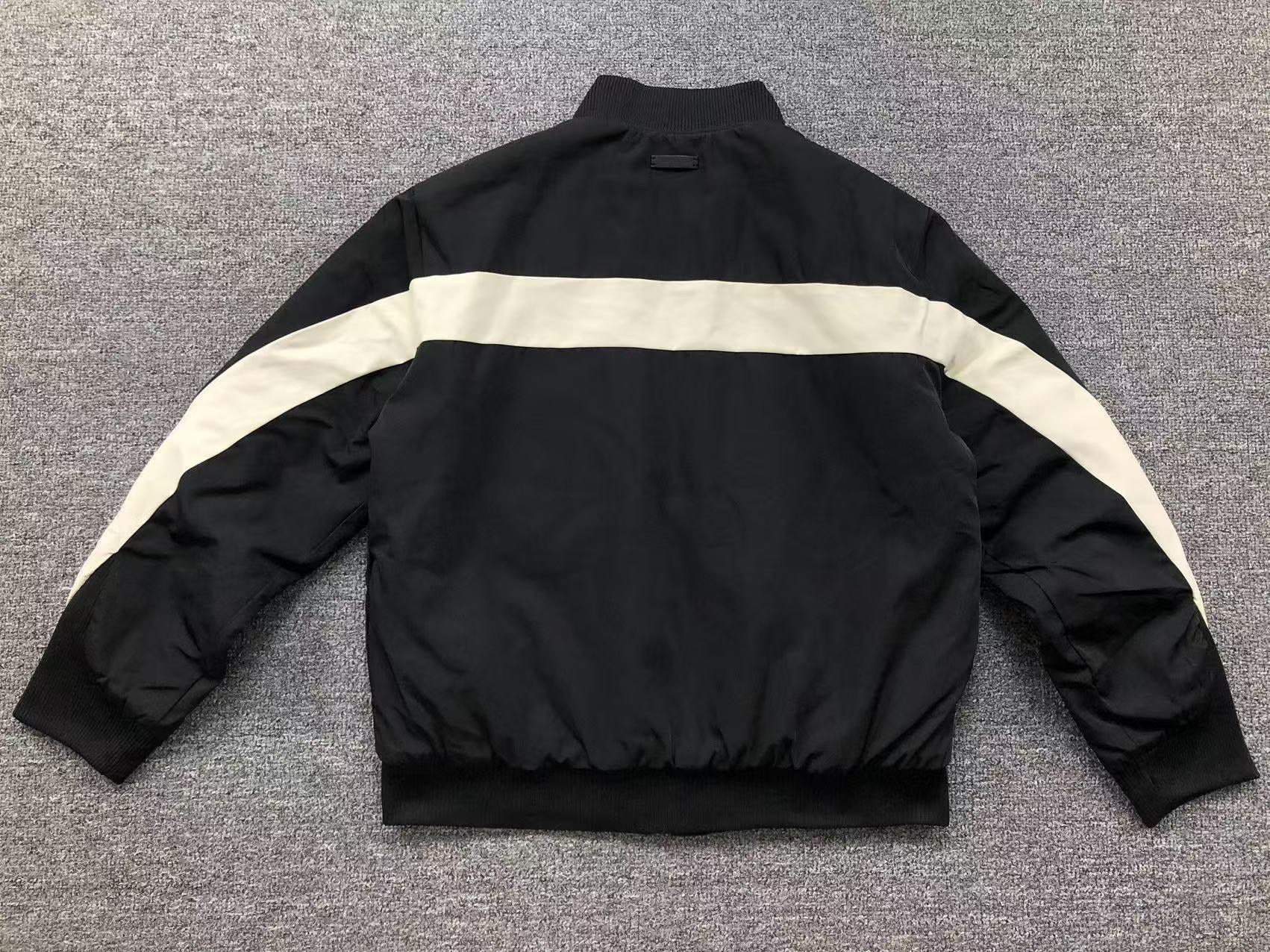 FEAR OF GOD ESSENTIALS BOMBER JACKET BLACK - Sin Sity Reps