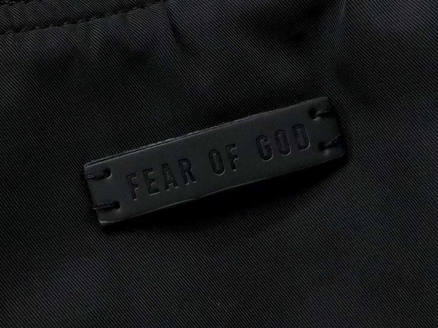 FEAR OF GOD ESSENTIALS BOMBER JACKET BLACK - Sin Sity Reps