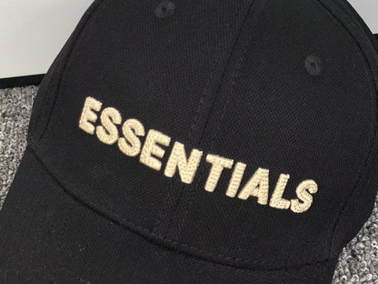 FEAR OF GOD ESSENTIALS CAP BLACK - Sin Sity Reps