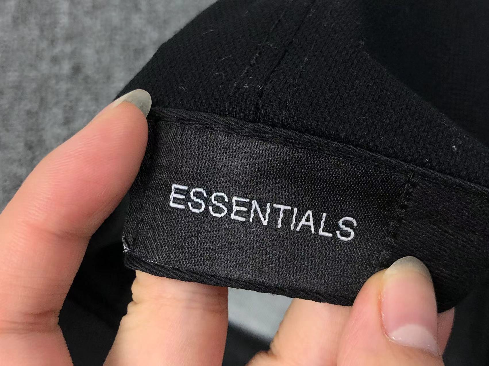 FEAR OF GOD ESSENTIALS CAP BLACK - Sin Sity Reps