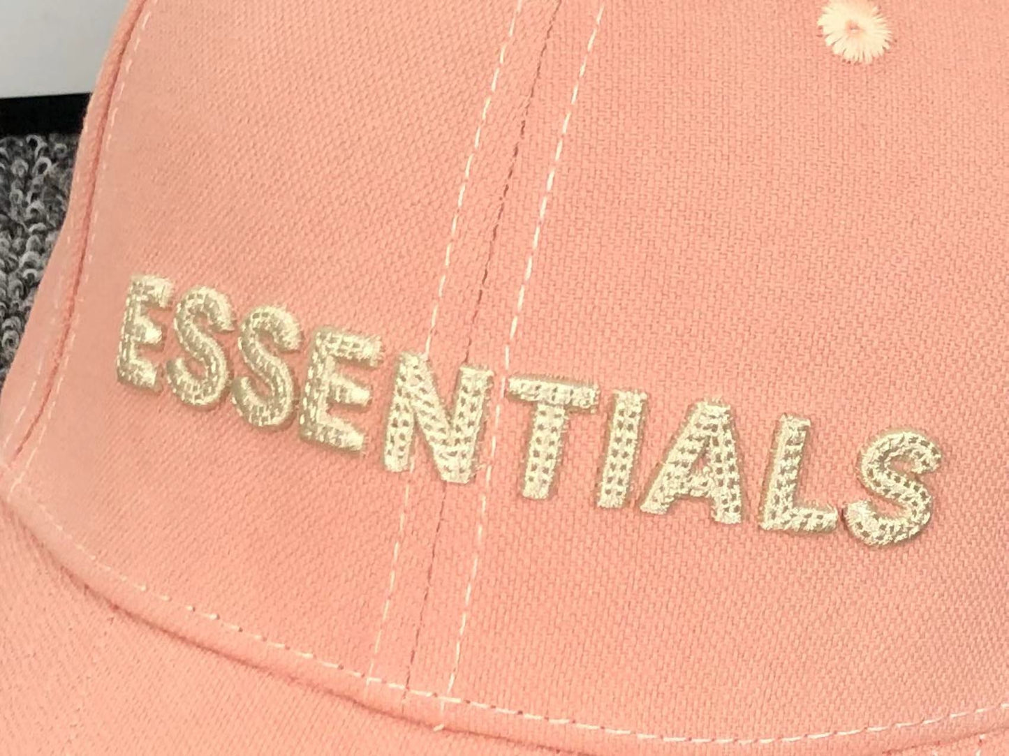 FEAR OF GOD ESSENTIALS CAP PEACH - Sin Sity Reps