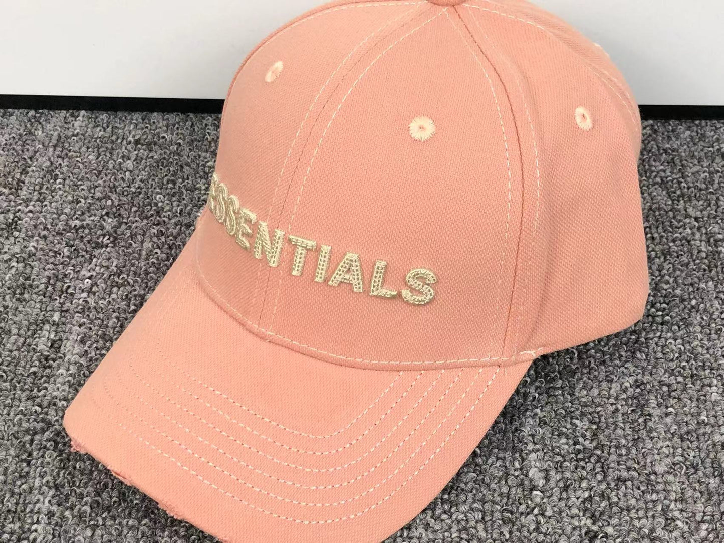 FEAR OF GOD ESSENTIALS CAP PEACH - Sin Sity Reps