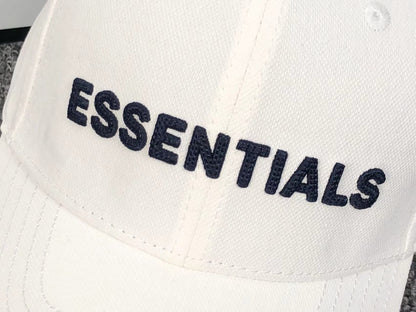 FEAR OF GOD ESSENTIALS CAP WHITE - Sin Sity Reps