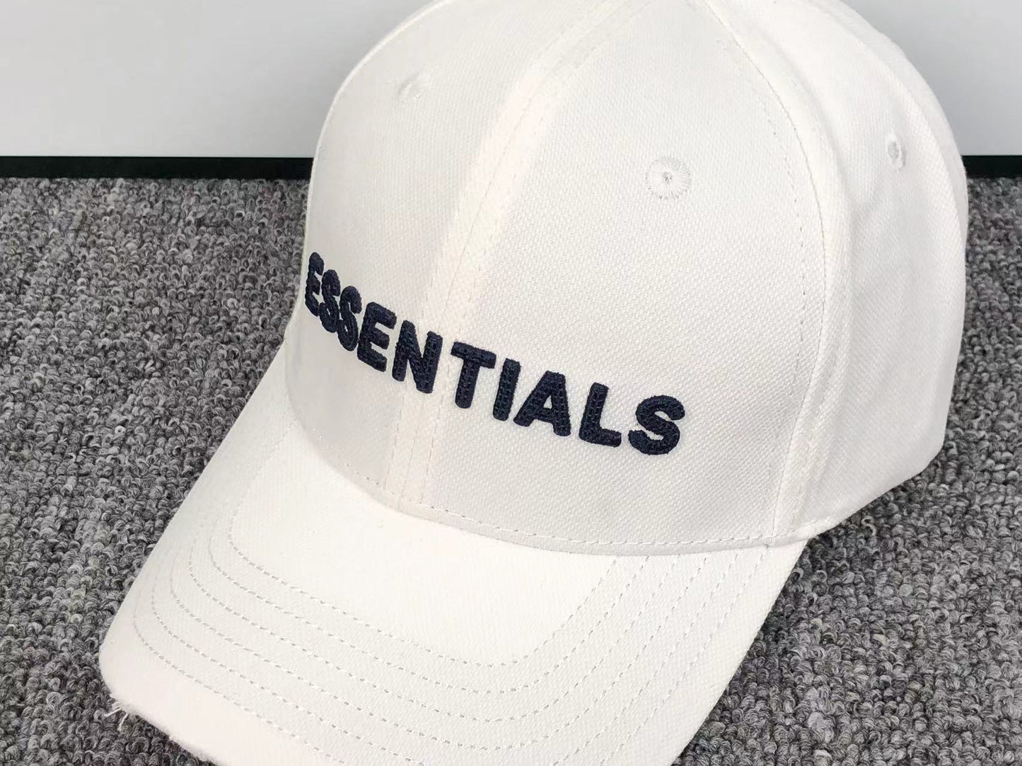 FEAR OF GOD ESSENTIALS CAP WHITE - Sin Sity Reps