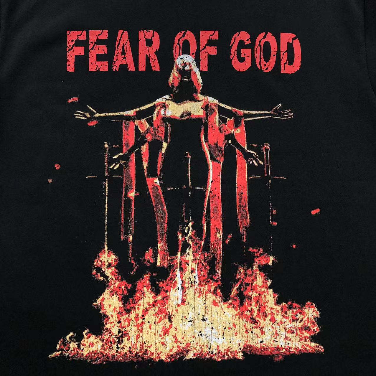 FEAR OF GOD ESSENTIALS GRAPHIC T - SHIRT BLACK - Sin Sity Reps