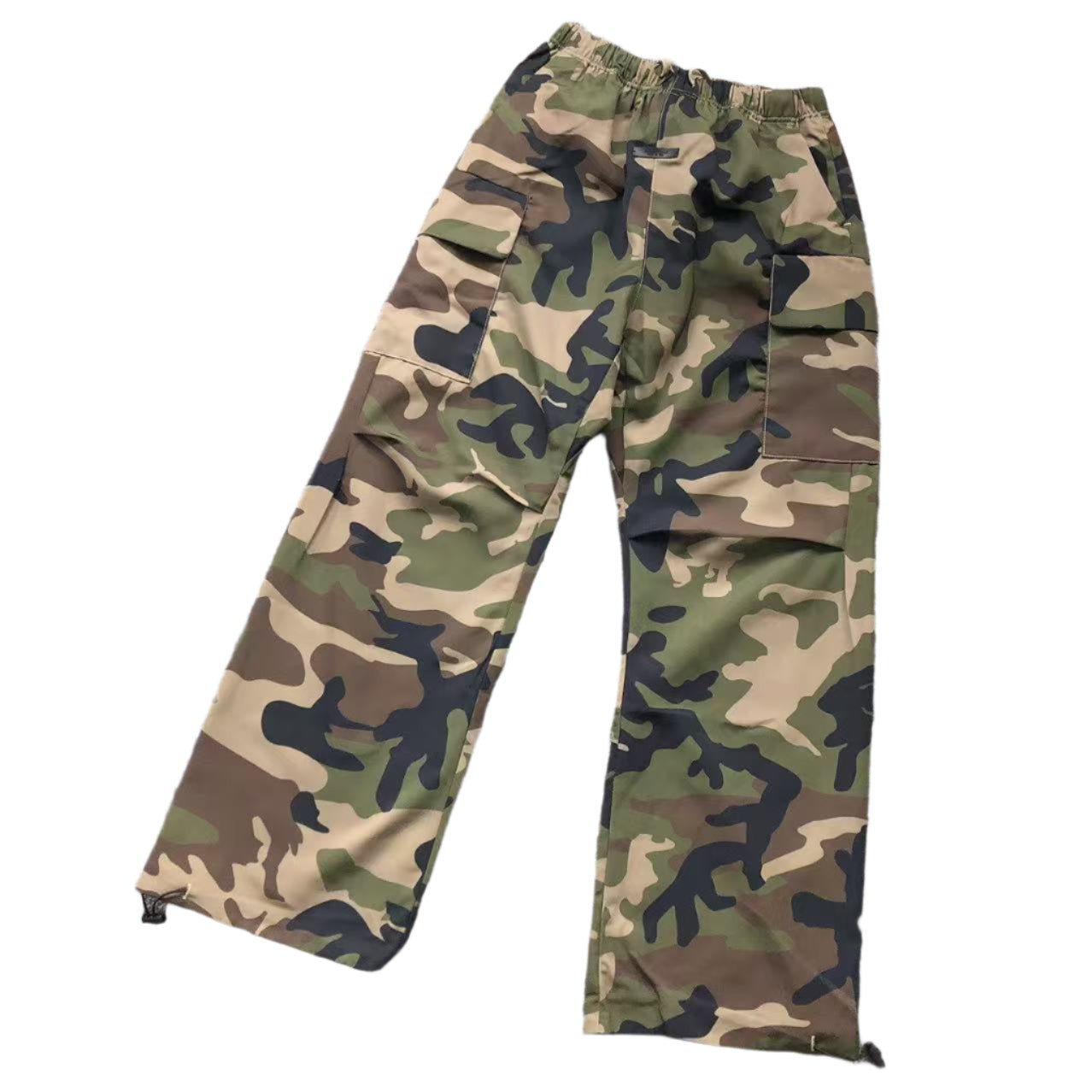 FEAR OF GOD ESSENTIALS MILITARY NYLON FIELD PANTS WOODLAND CAMO - Sin Sity Reps