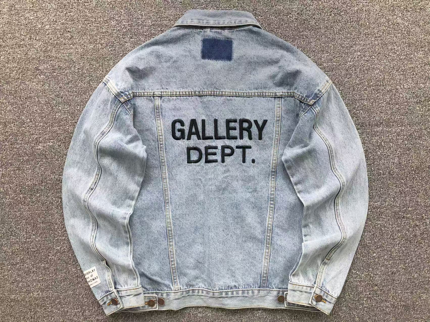 GALLERY DEPT. LOGO - PRINT DENIM JACKET BLUE - Sin Sity Reps