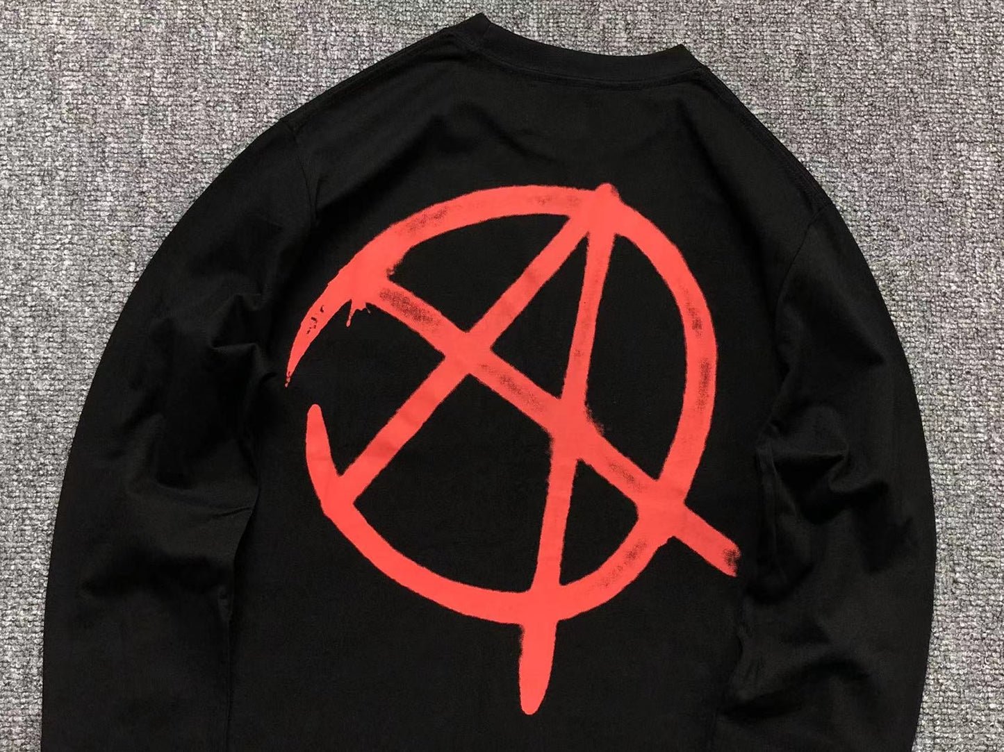 GALLERY DEPT. x ANARCHY ART THAT KILLS LONGSLEEVE BLACK - Sin Sity Reps