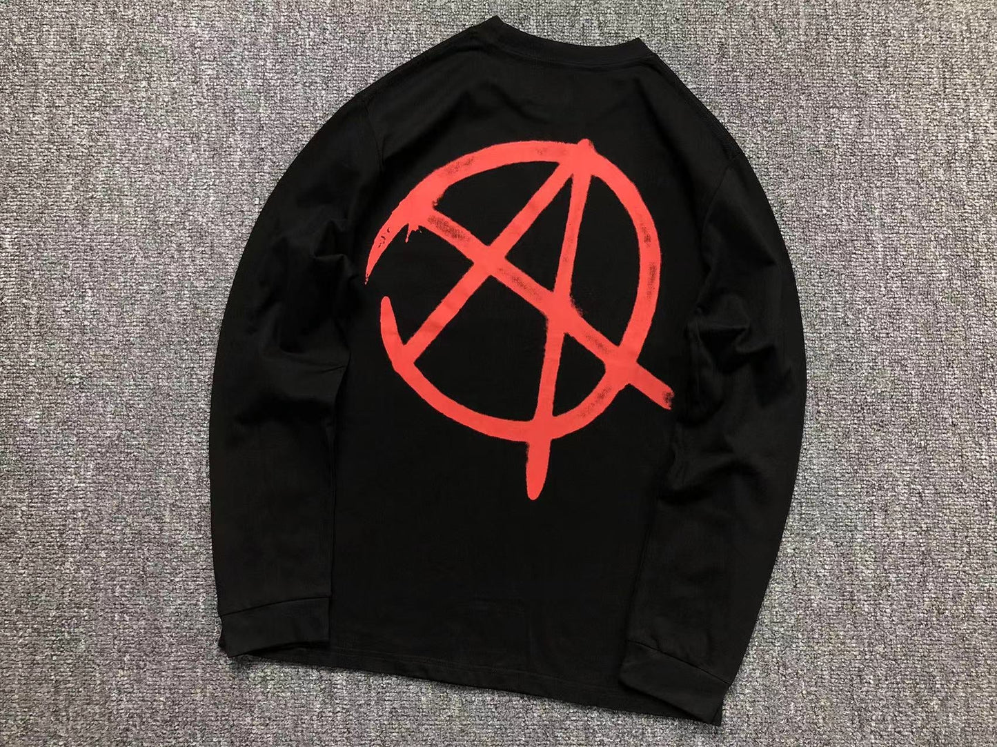 GALLERY DEPT. x ANARCHY ART THAT KILLS LONGSLEEVE BLACK - Sin Sity Reps