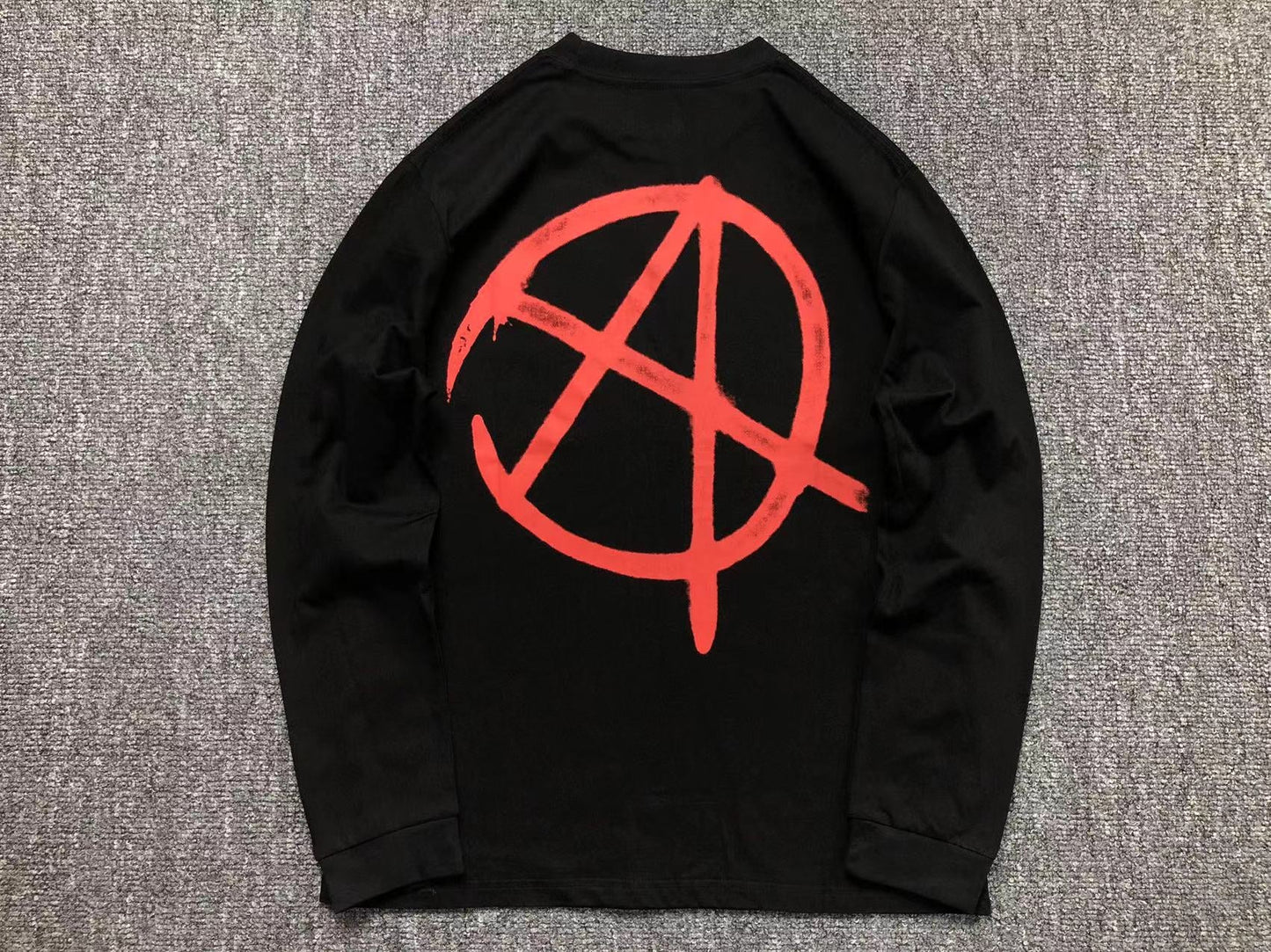 GALLERY DEPT. x ANARCHY ART THAT KILLS LONGSLEEVE BLACK - Sin Sity Reps