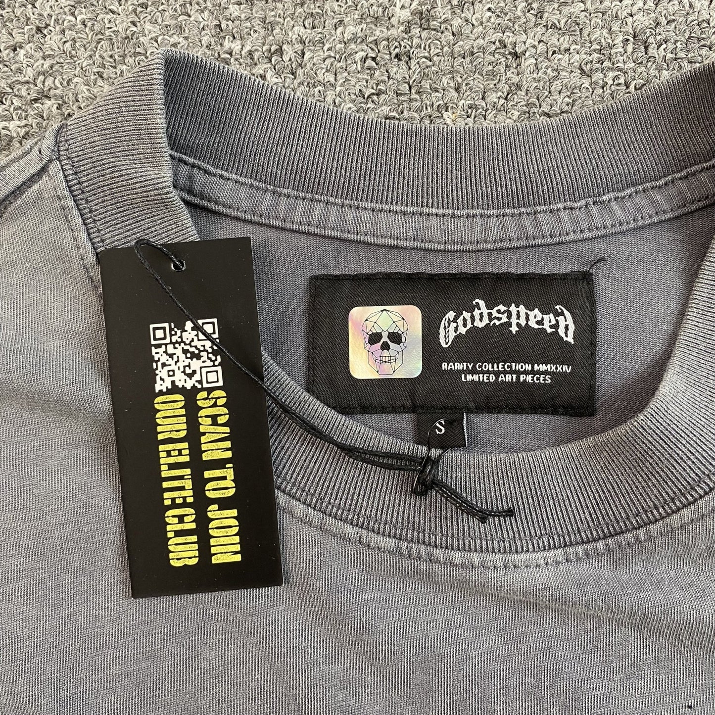 GODSPEED AMIGOS T - SHIRT WASHED GREY - Sin Sity Reps