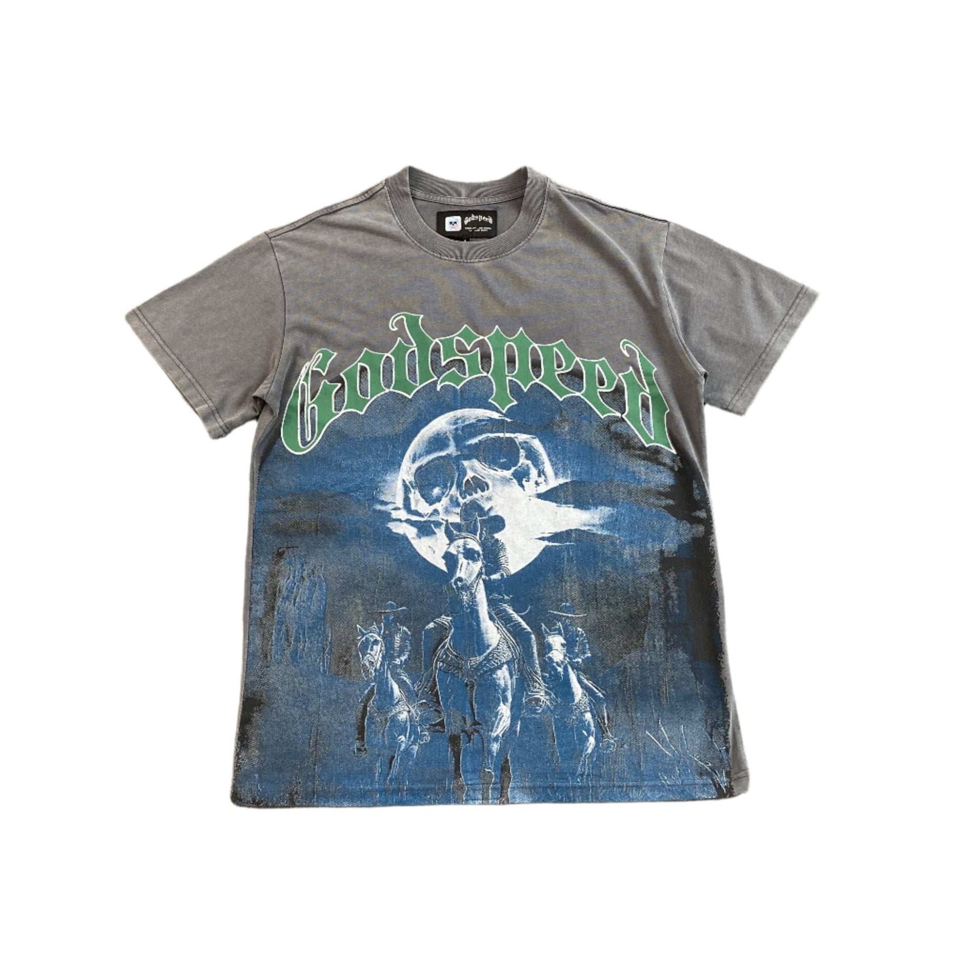 GODSPEED AMIGOS T - SHIRT WASHED GREY - Sin Sity Reps