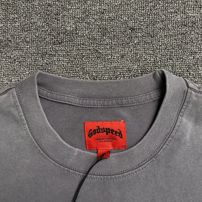 GODSPEED BALACLAVA SZN T - SHIRT WASHED GREY - Sin Sity Reps