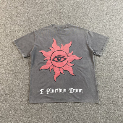 GODSPEED E PLURIBUS UNUM T - SHIRT WASHED GREY - Sin Sity Reps