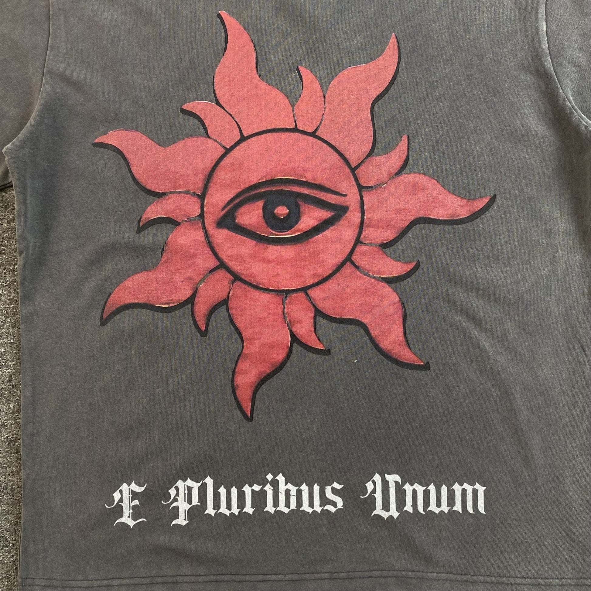 GODSPEED E PLURIBUS UNUM T - SHIRT WASHED GREY - Sin Sity Reps