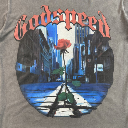 GODSPEED E PLURIBUS UNUM T - SHIRT WASHED GREY - Sin Sity Reps