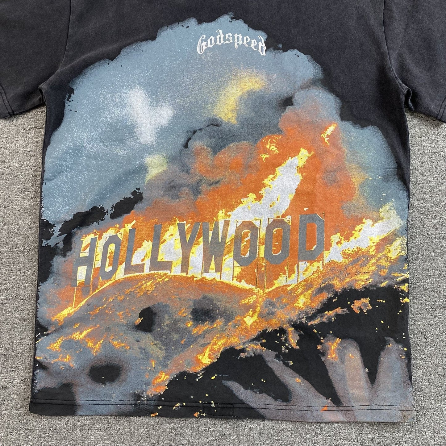 GODSPEED HOLLYWEIRD T - SHIRT WASHED BLACK - Sin Sity Reps