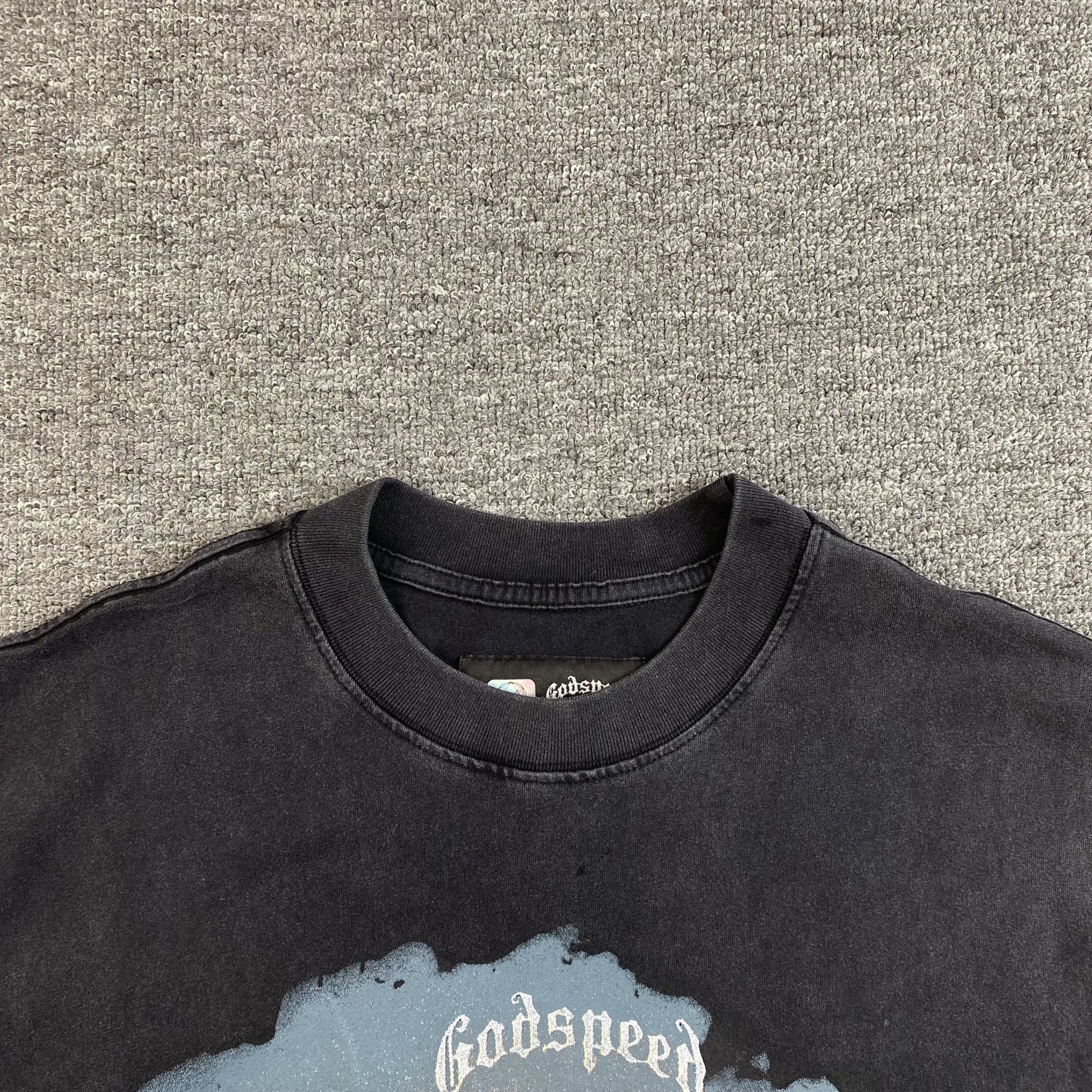 GODSPEED HOLLYWEIRD T - SHIRT WASHED BLACK - Sin Sity Reps