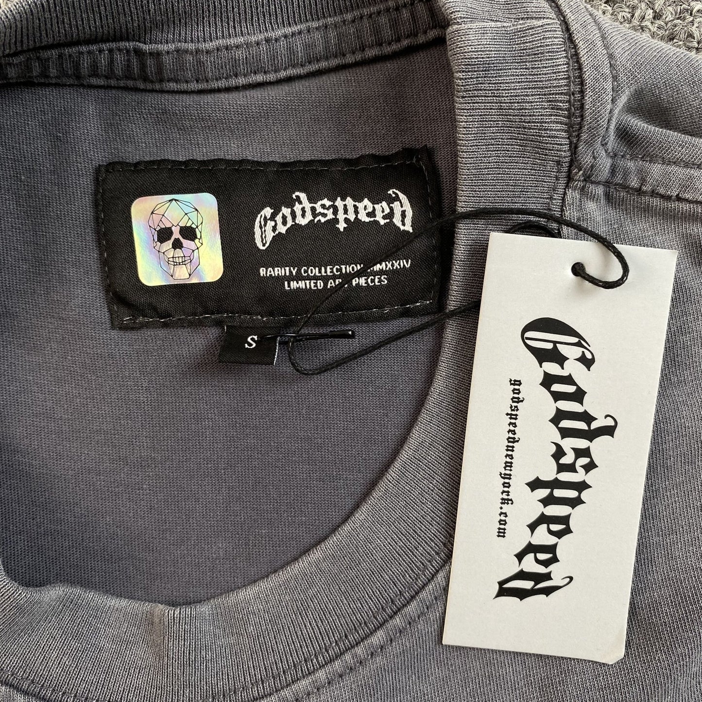 GODSPEED LONG LONELY ROAD T - SHIRT GREY - Sin Sity Reps