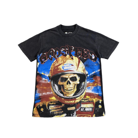 GODSPEED RACER GOLDIE T - SHIRT WASHED BLACK - Sin Sity Reps