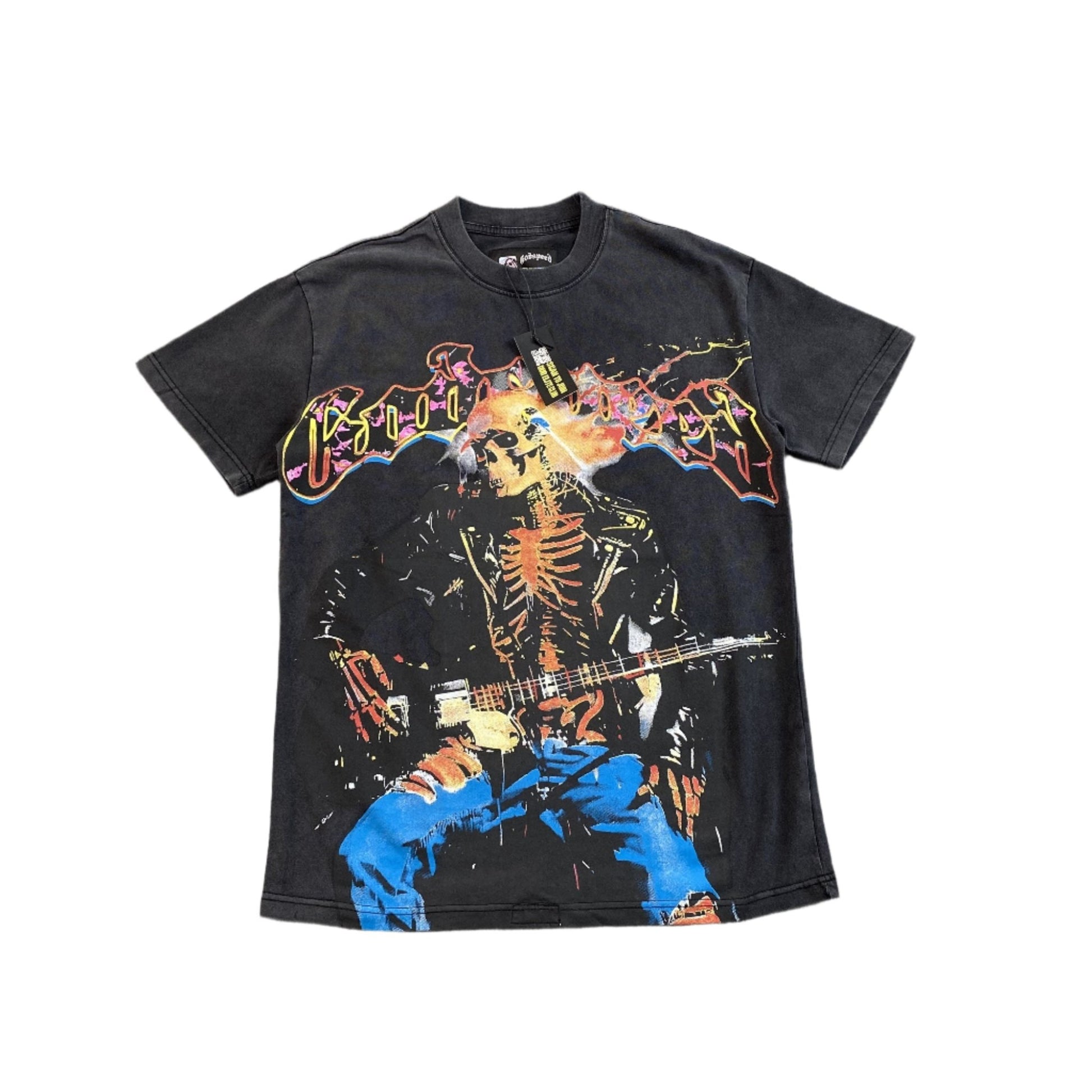 GODSPEED ROCK DREAMS T - SHIRT WASHED BLACK - Sin Sity Reps