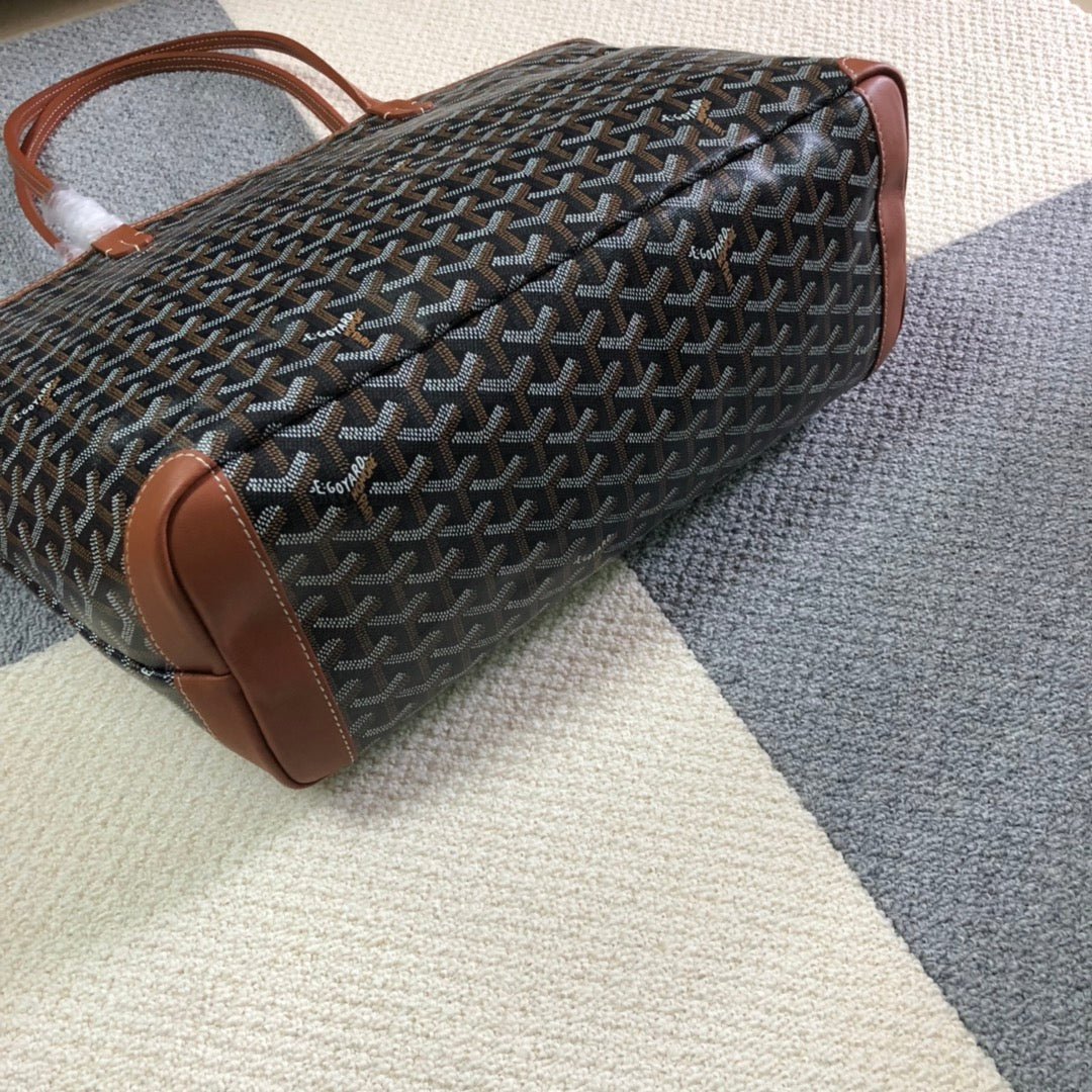 GOYARD ARTOIS PM TOTE BAG BLACK & TAN - Sin Sity Reps