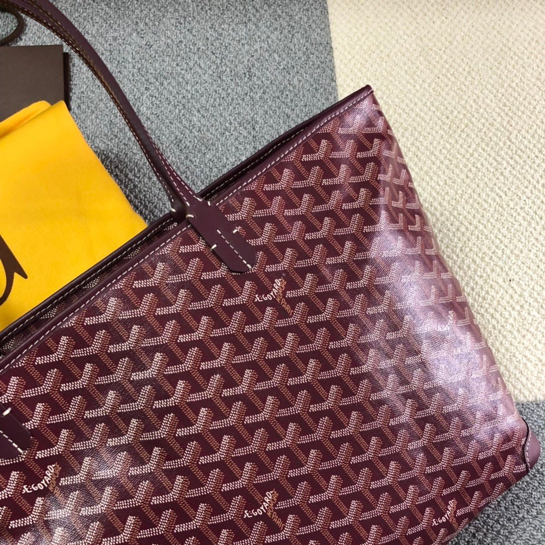 GOYARD ARTOIS PM TOTE BAG BURGUNDY - Sin Sity Reps