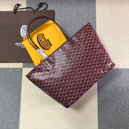 GOYARD ARTOIS PM TOTE BAG BURGUNDY - Sin Sity Reps