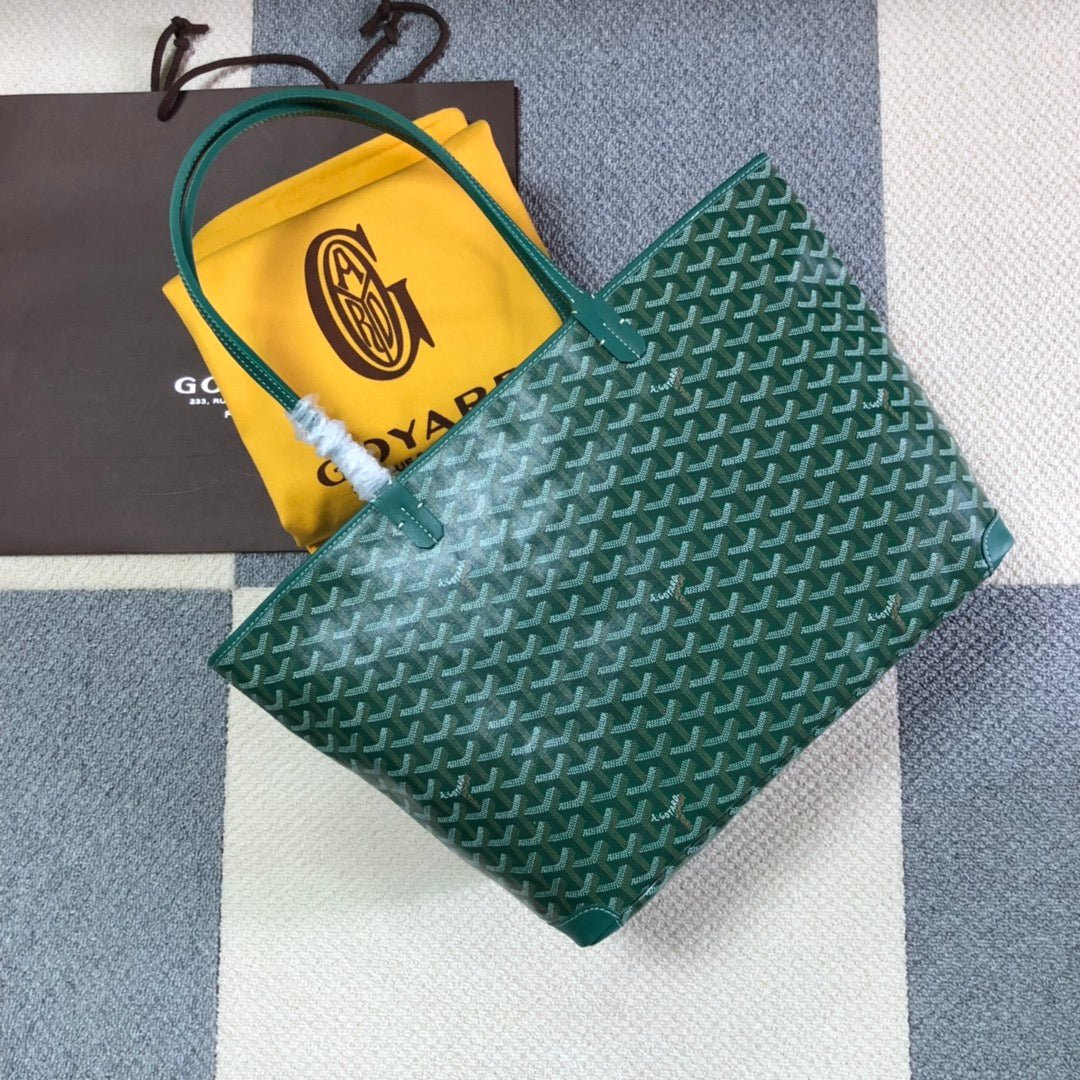 GOYARD ARTOIS PM TOTE BAG GREEN - Sin Sity Reps