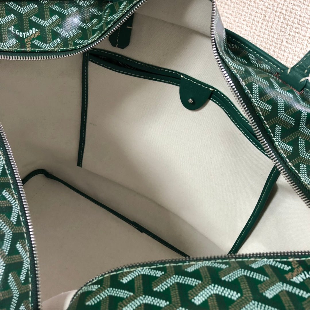 GOYARD ARTOIS PM TOTE BAG GREEN - Sin Sity Reps