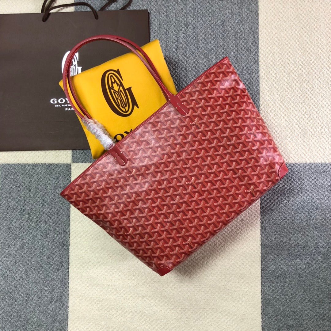 GOYARD ARTOIS PM TOTE BAG RED - Sin Sity Reps