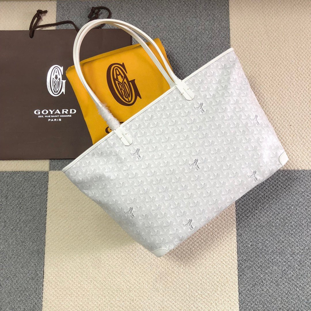 GOYARD ARTOIS PM TOTE BAG WHITE - Sin Sity Reps