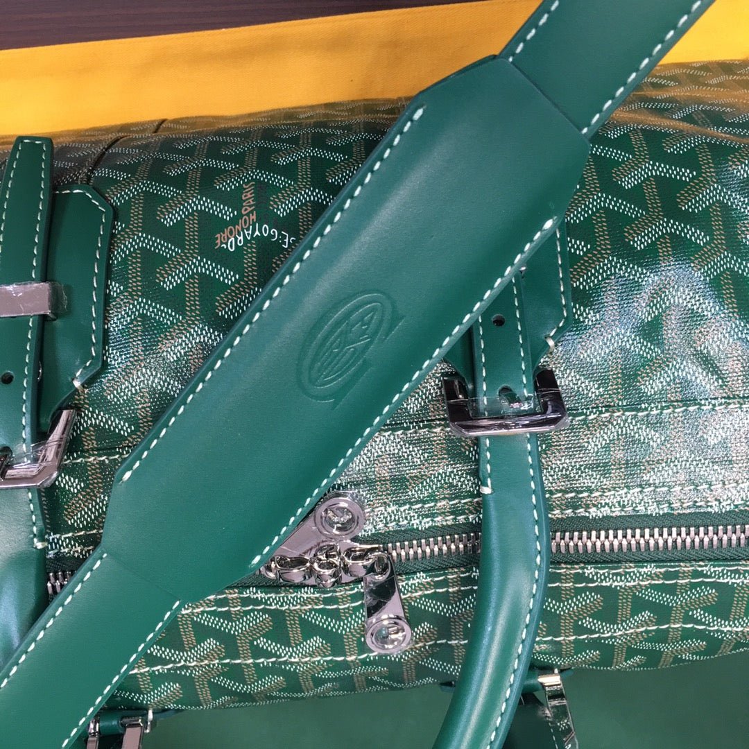 GOYARD BOSTON 50 TRAVEL BAG GREEN - Sin Sity Reps