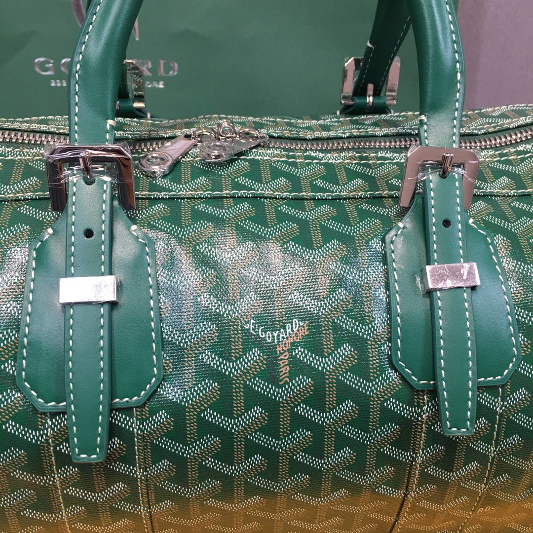 GOYARD BOSTON 50 TRAVEL BAG GREEN - Sin Sity Reps