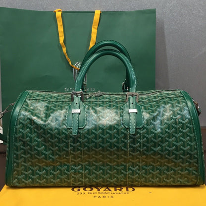 GOYARD BOSTON 50 TRAVEL BAG GREEN - Sin Sity Reps