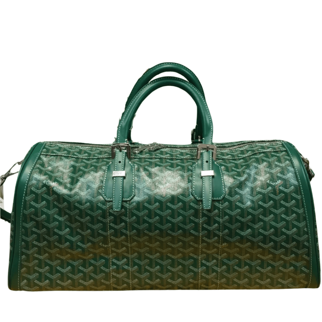 GOYARD BOSTON 50 TRAVEL BAG GREEN - Sin Sity Reps