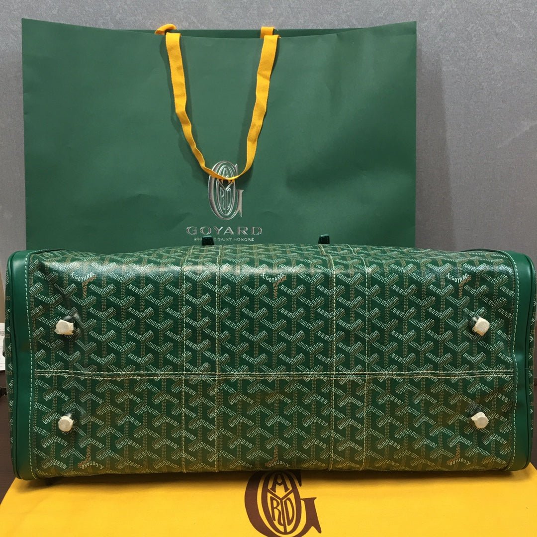 GOYARD BOSTON 50 TRAVEL BAG GREEN - Sin Sity Reps