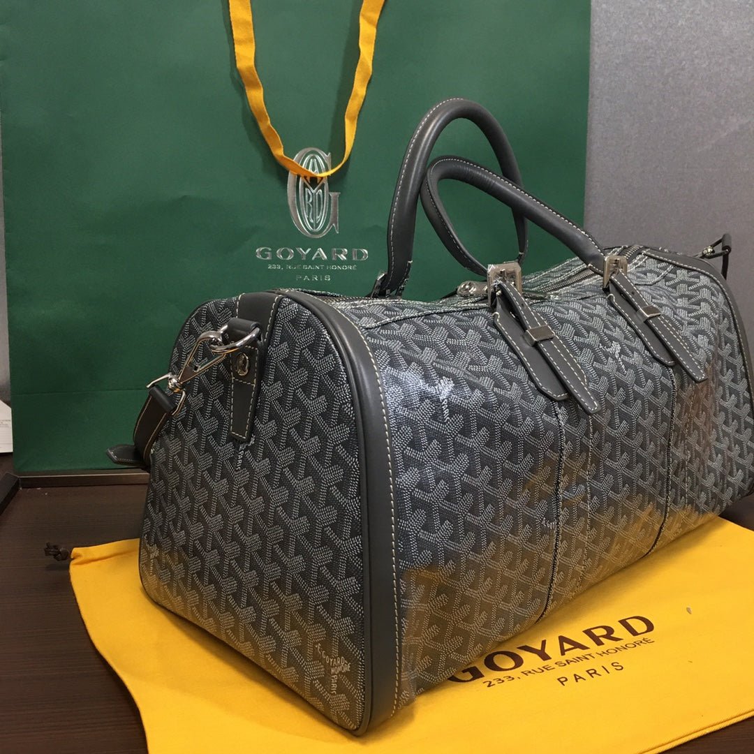 GOYARD BOSTON 50 TRAVEL BAG GREY - Sin Sity Reps