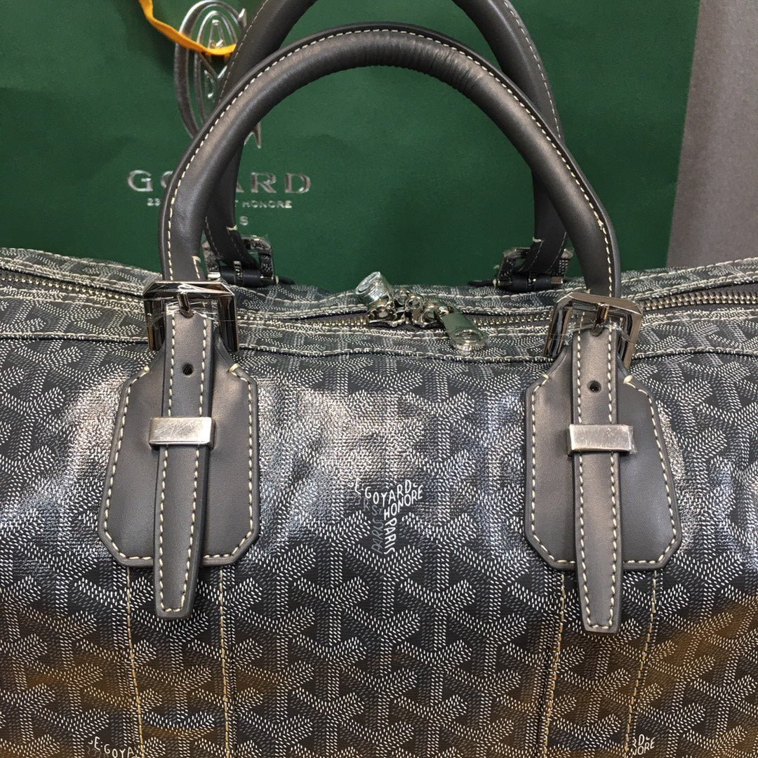 GOYARD BOSTON 50 TRAVEL BAG GREY - Sin Sity Reps