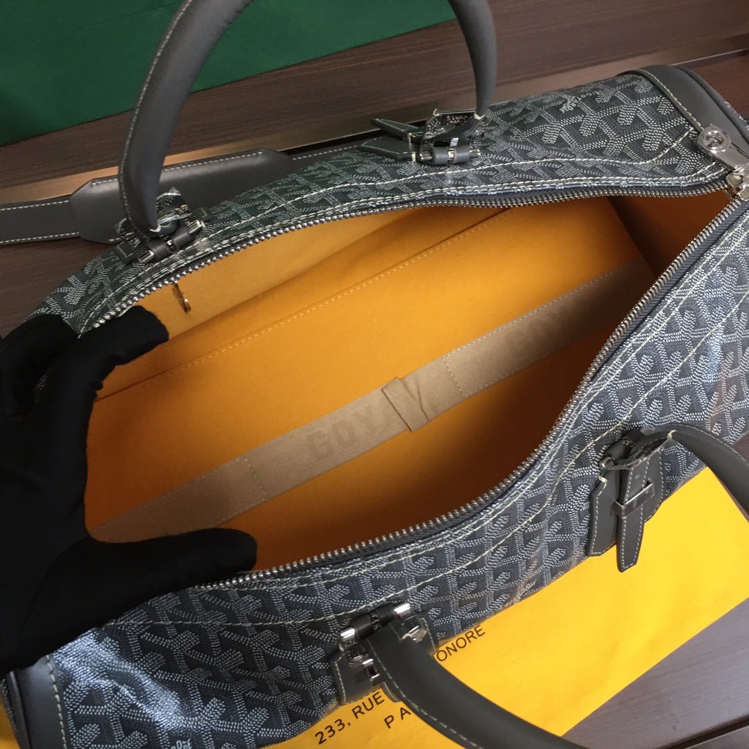 GOYARD BOSTON 50 TRAVEL BAG GREY - Sin Sity Reps