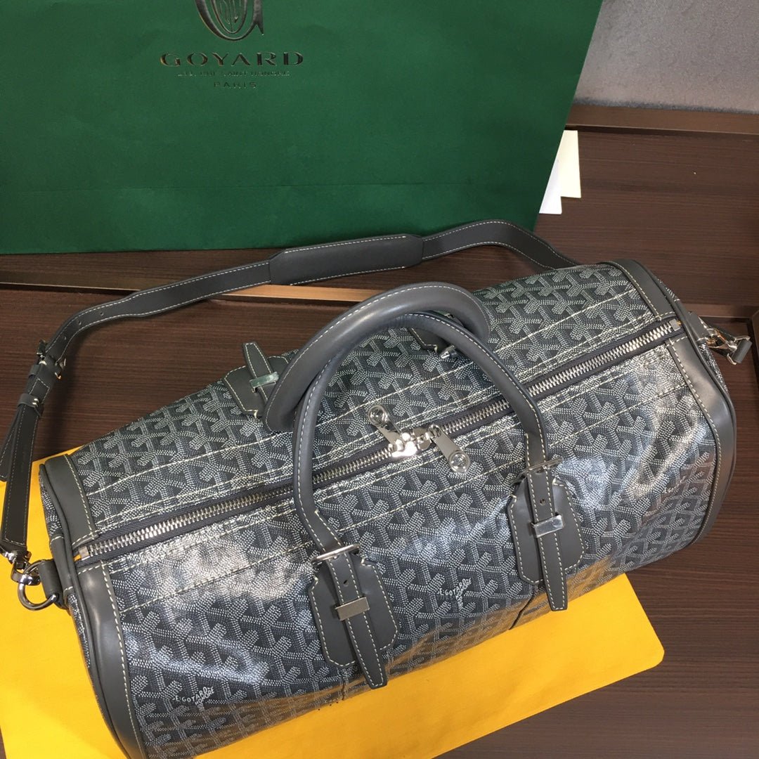 GOYARD BOSTON 50 TRAVEL BAG GREY - Sin Sity Reps