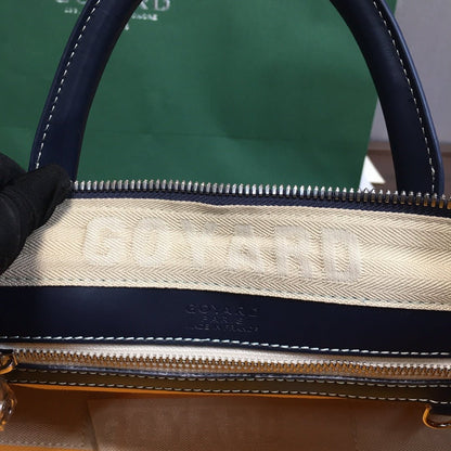 GOYARD BOSTON 50 TRAVEL BAG NAVY - Sin Sity Reps