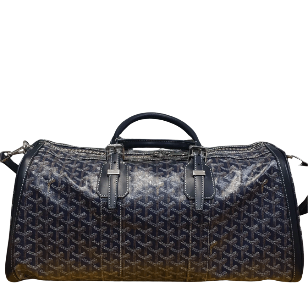 GOYARD BOSTON 50 TRAVEL BAG NAVY - Sin Sity Reps