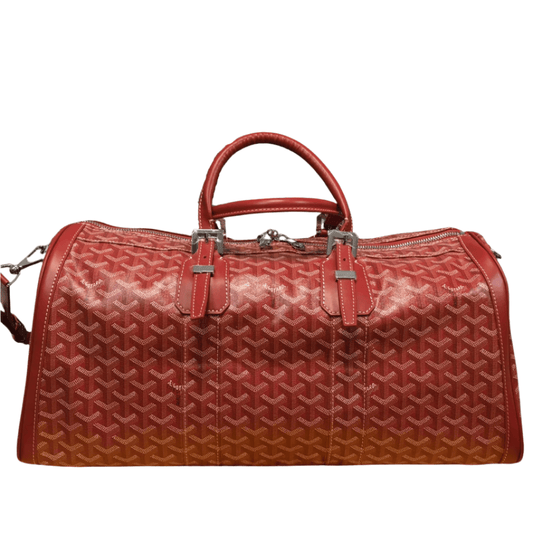 GOYARD BOSTON 50 TRAVEL BAG RED - Sin Sity Reps