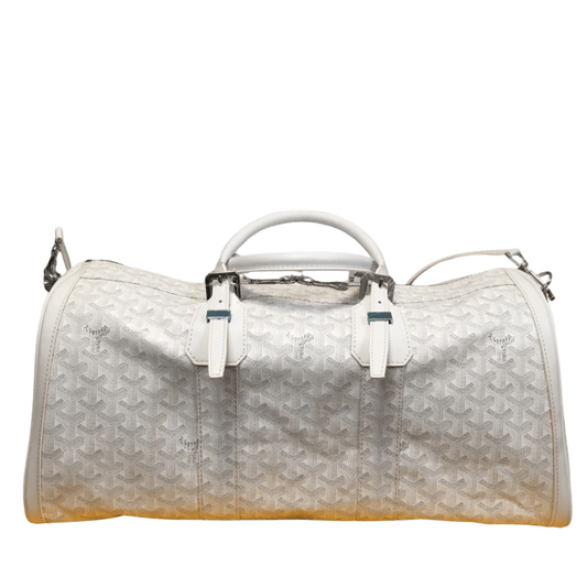 GOYARD BOSTON 50 TRAVEL BAG WHITE - Sin Sity Reps