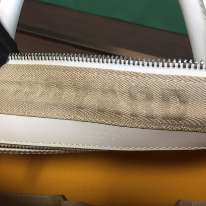 GOYARD BOSTON 50 TRAVEL BAG WHITE - Sin Sity Reps