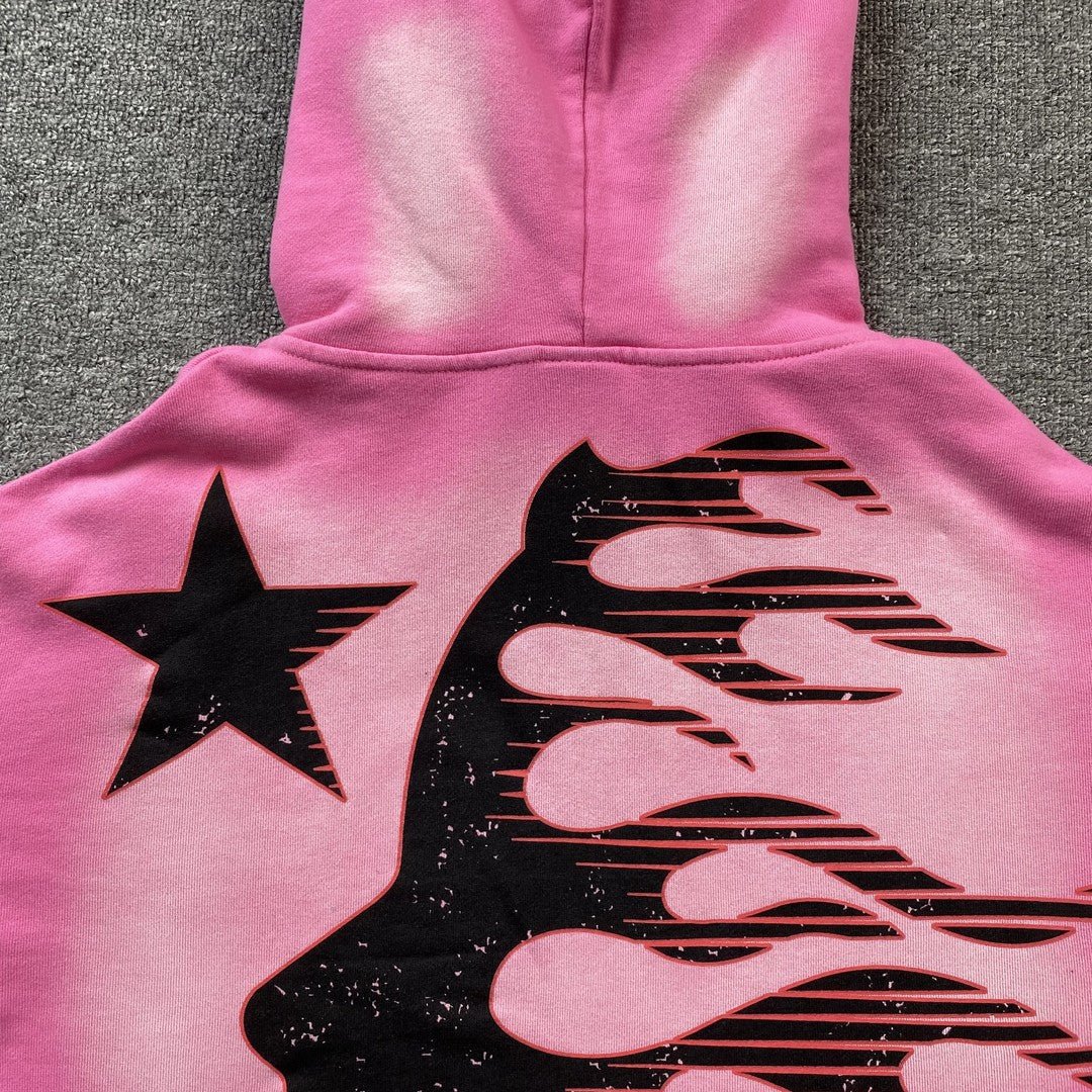 HELLSTAR BRAINWASHED WITHOUT BRAIN HOODIE PINK - Sin Sity Reps